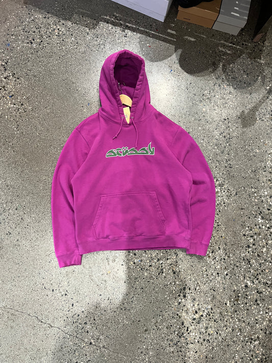 (L) Stussy Magenta Hoodie