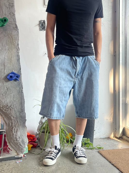36” Old Navy Painters Lightwash Carp Jorts