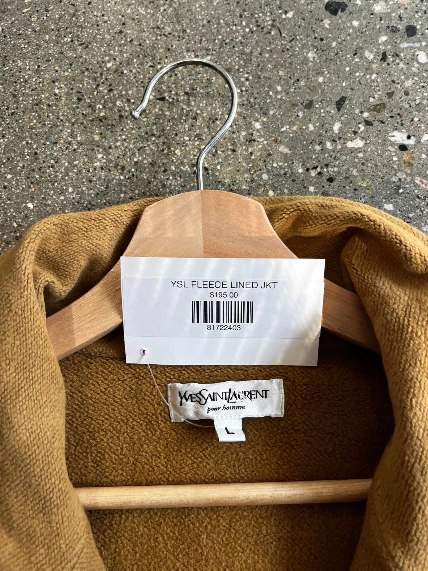 1990s Pour Homme YSL FLEECE LINED JKT