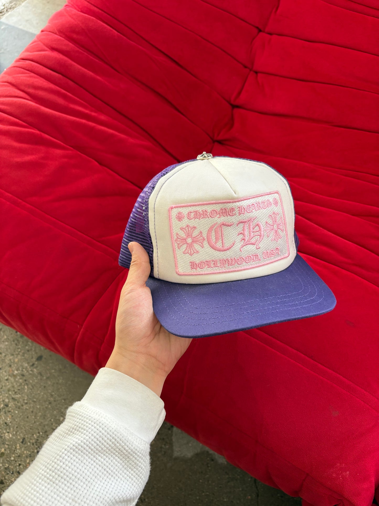 (OS) Chrome Hearts Rare Hollywood Purple Trucker