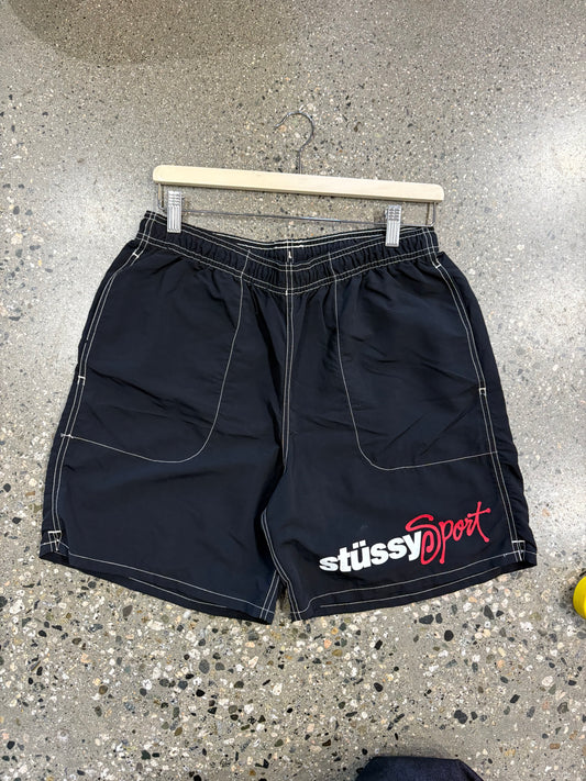 (M) Stussy Sport Script Shorts