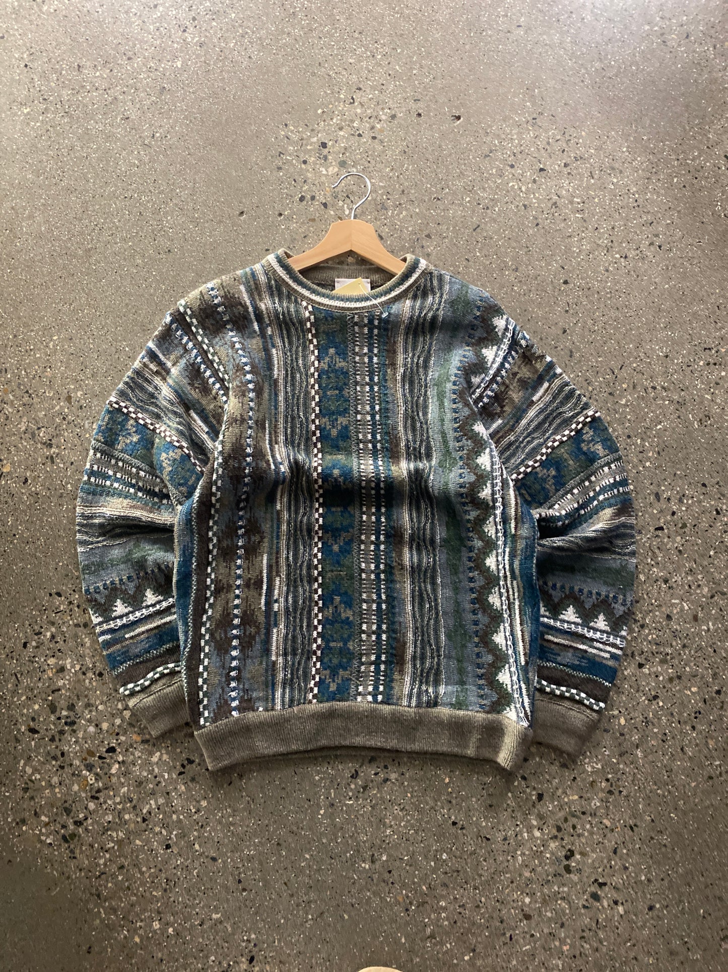 (S) CM28 - LONDON FOG blue Knit