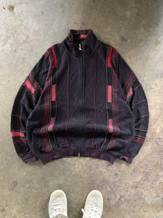 (2x) Vintage 90s Tundra 3d Zip Up