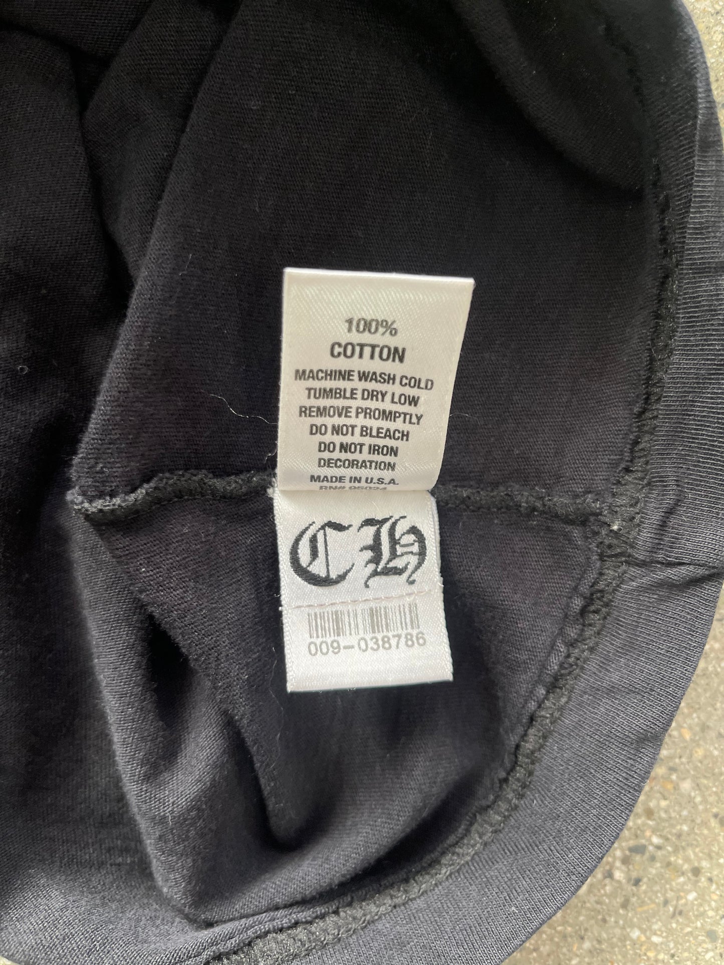 (L) 2000s Chrome Hearts Paris Exclusive Horseshoe Tee