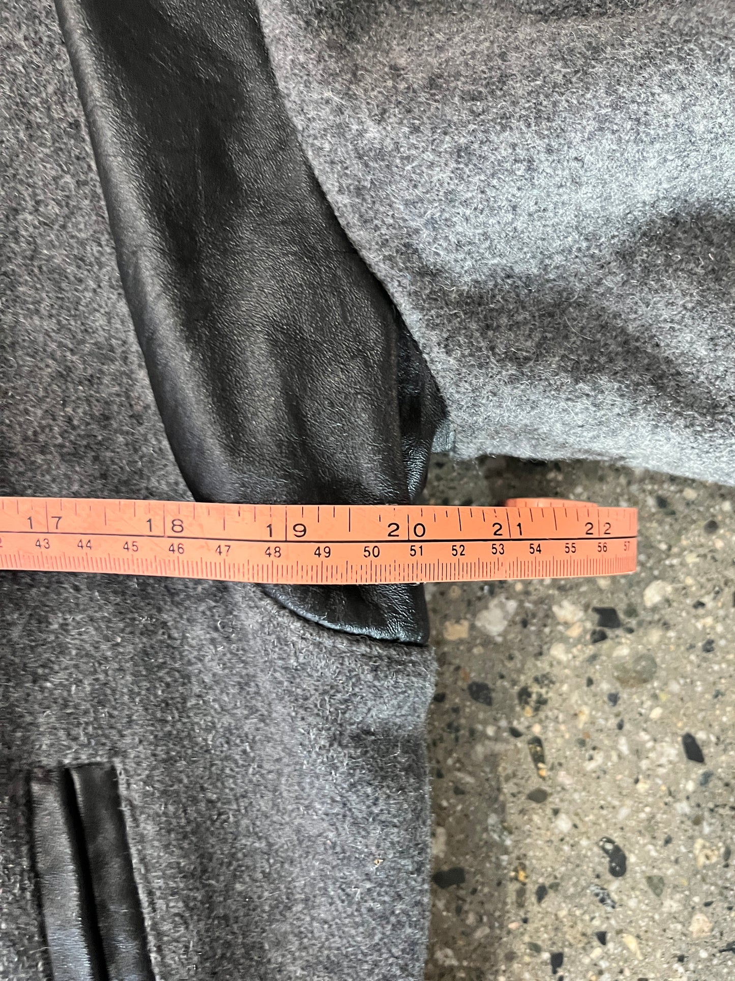 (XS/S) Vintage Grey Wool Bomber Jacket