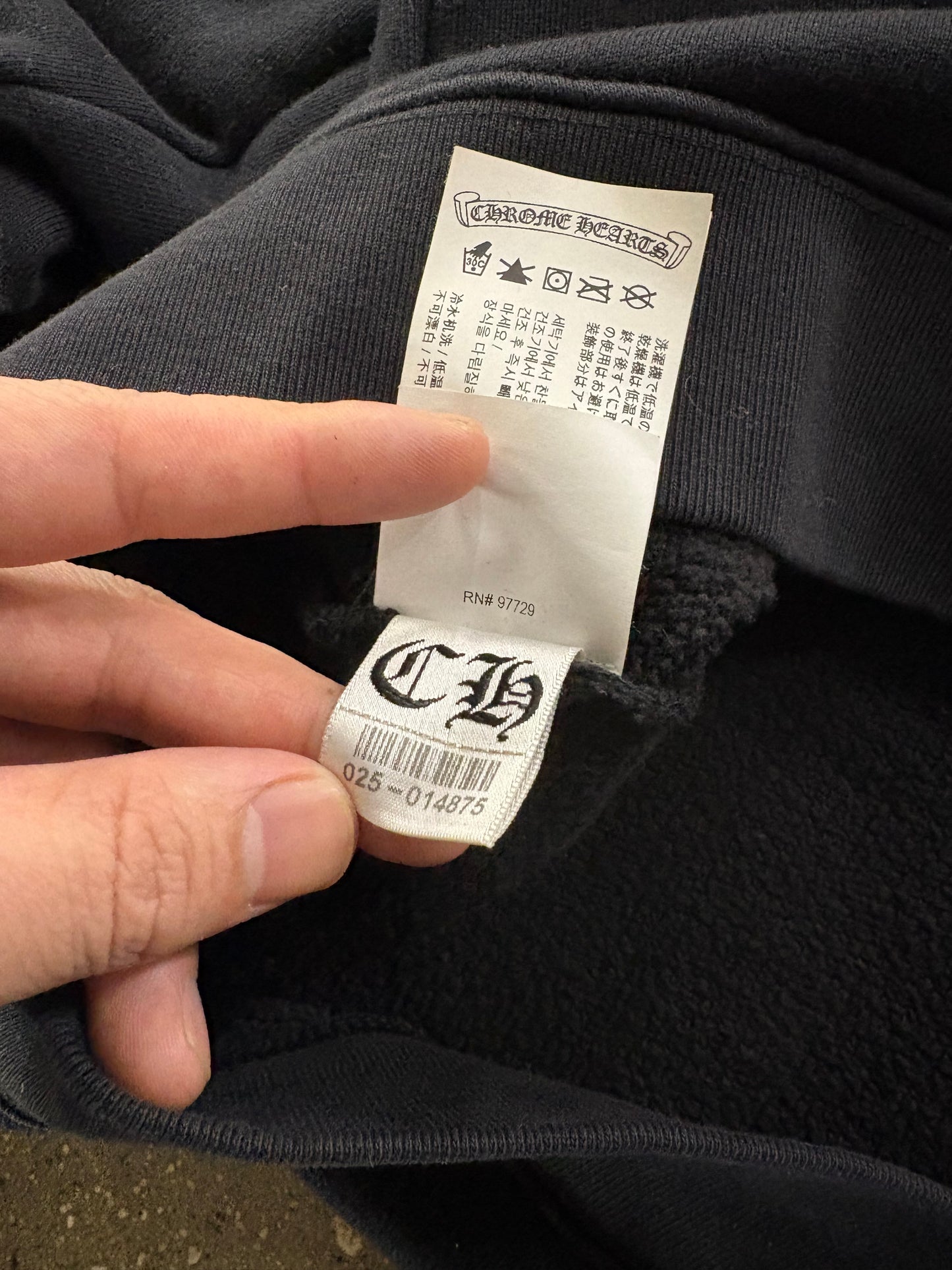 (2XL) Chrome Hearts Scroll  “ f*ck u” Crewneck