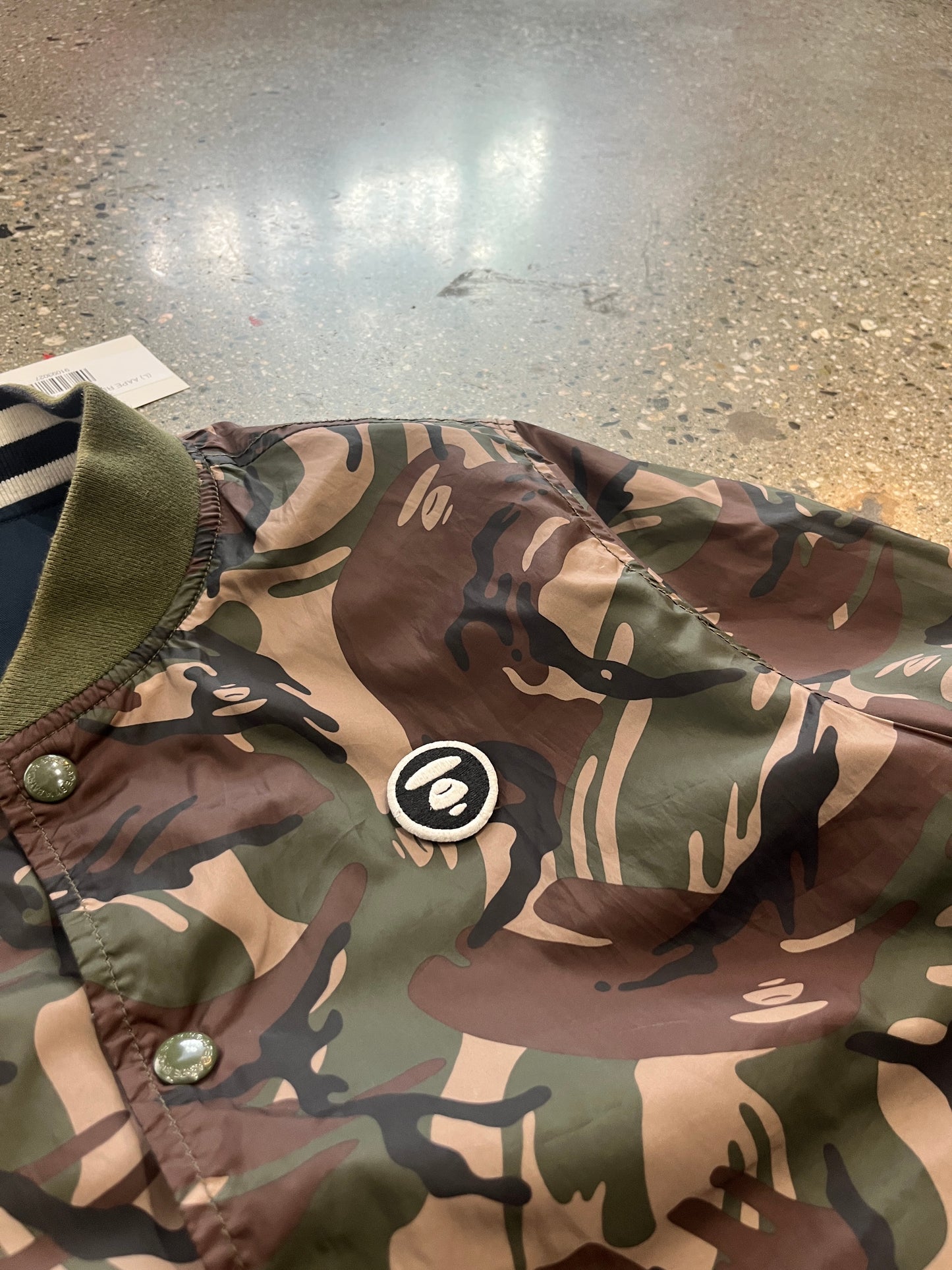 (L) AAPE REVERSIBLE Bomber Jacket