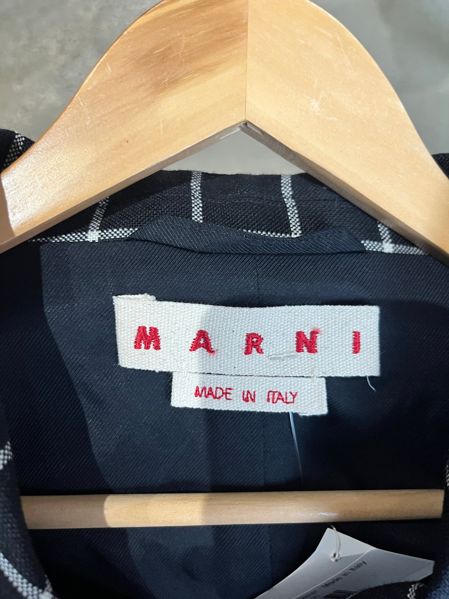 (M/L) Marni Checkered Blazer - Made in Italy
