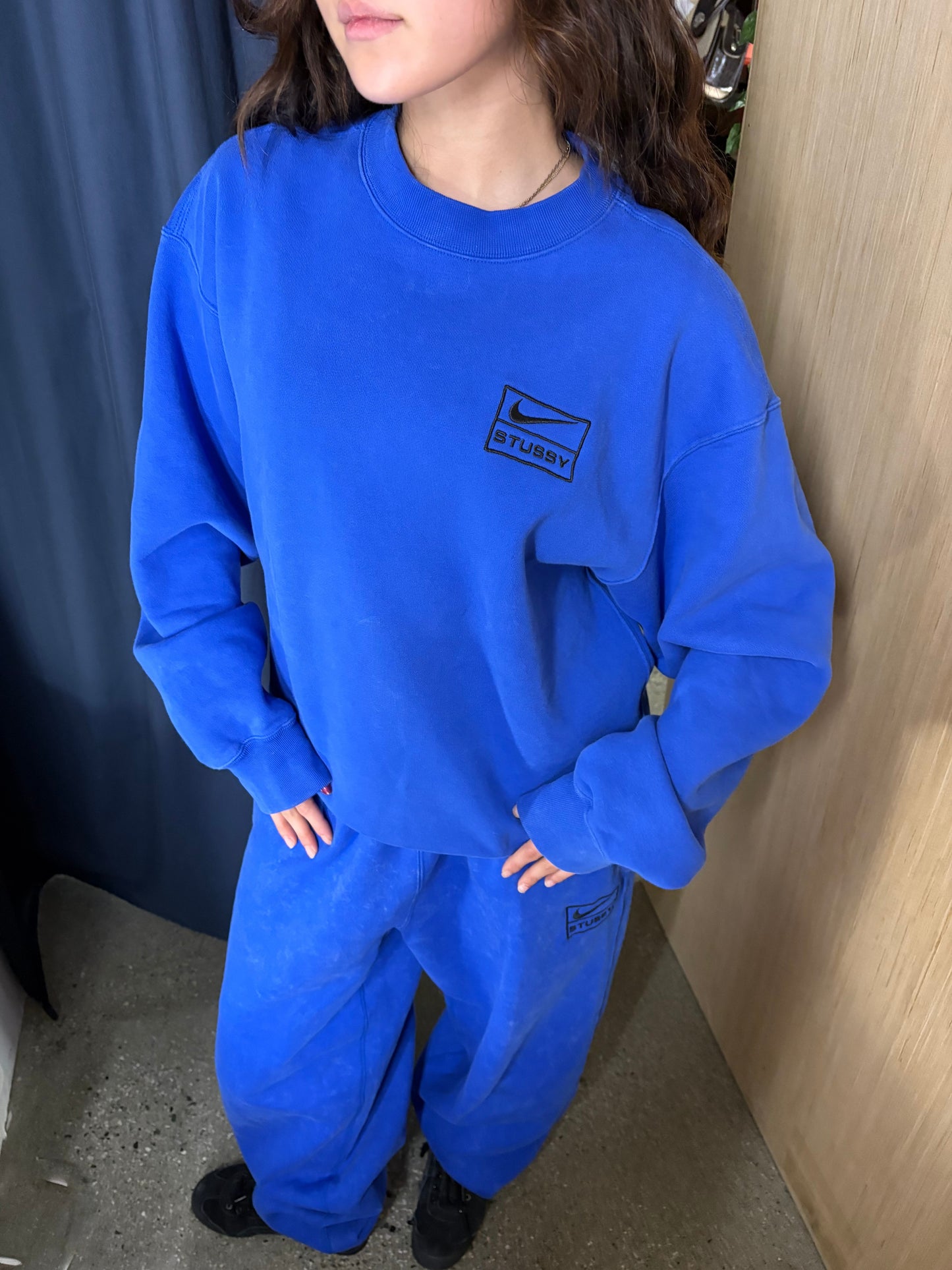 (S) Stussy x Nike Blue Set