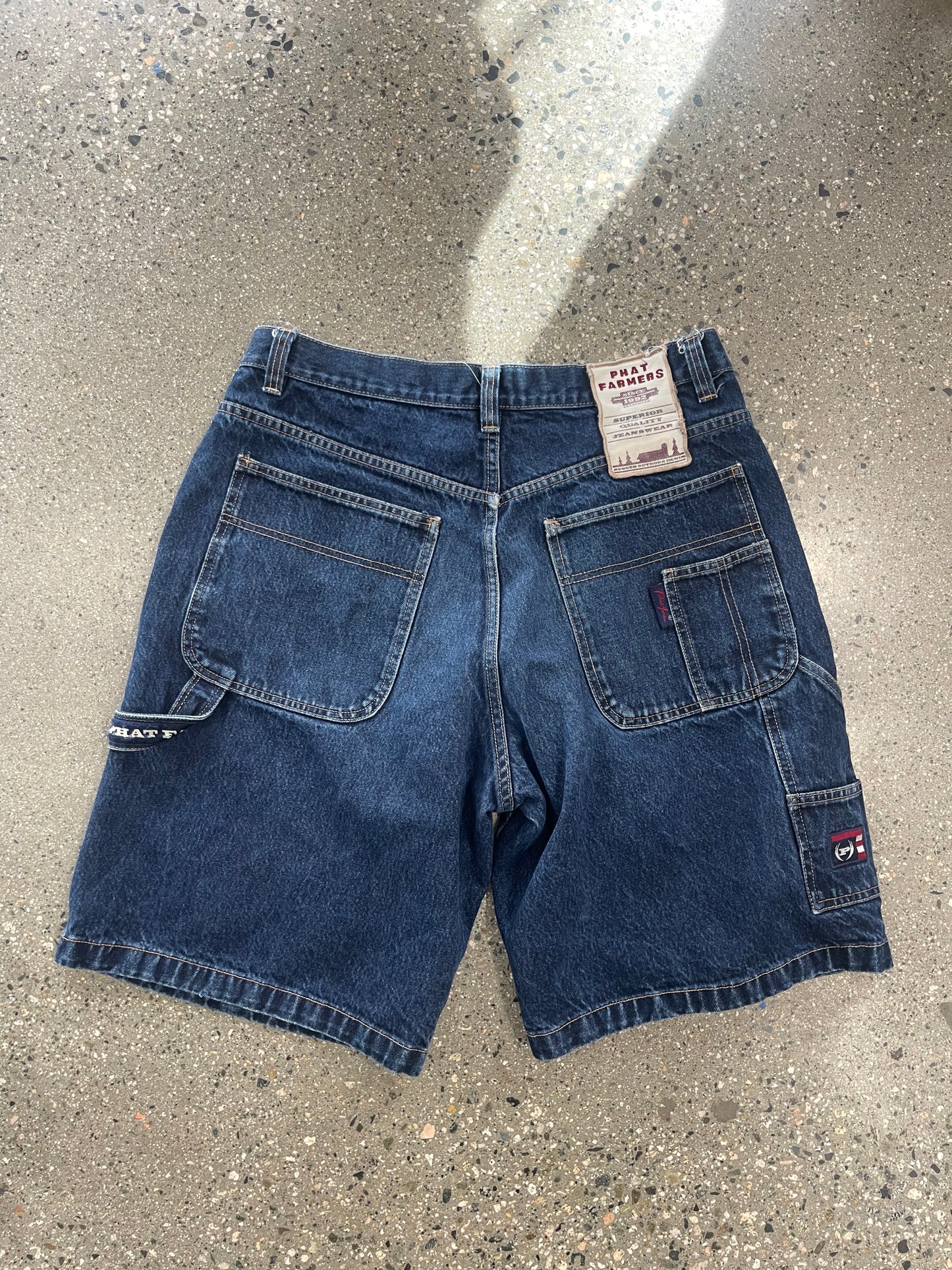 (36”) Phat Farm Dark Denim Carp Jorts