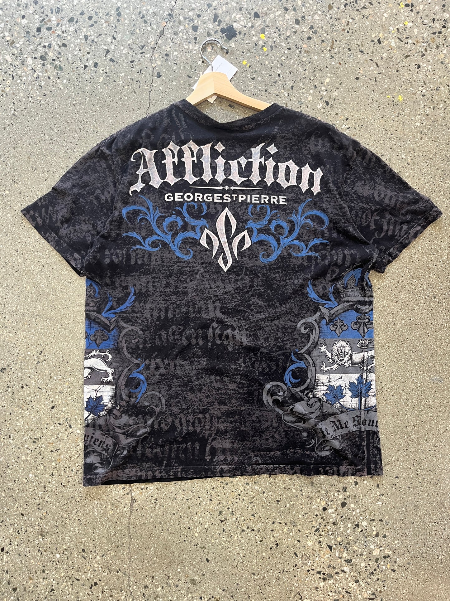 (XL) Affliction George St Pierre Rush Tee