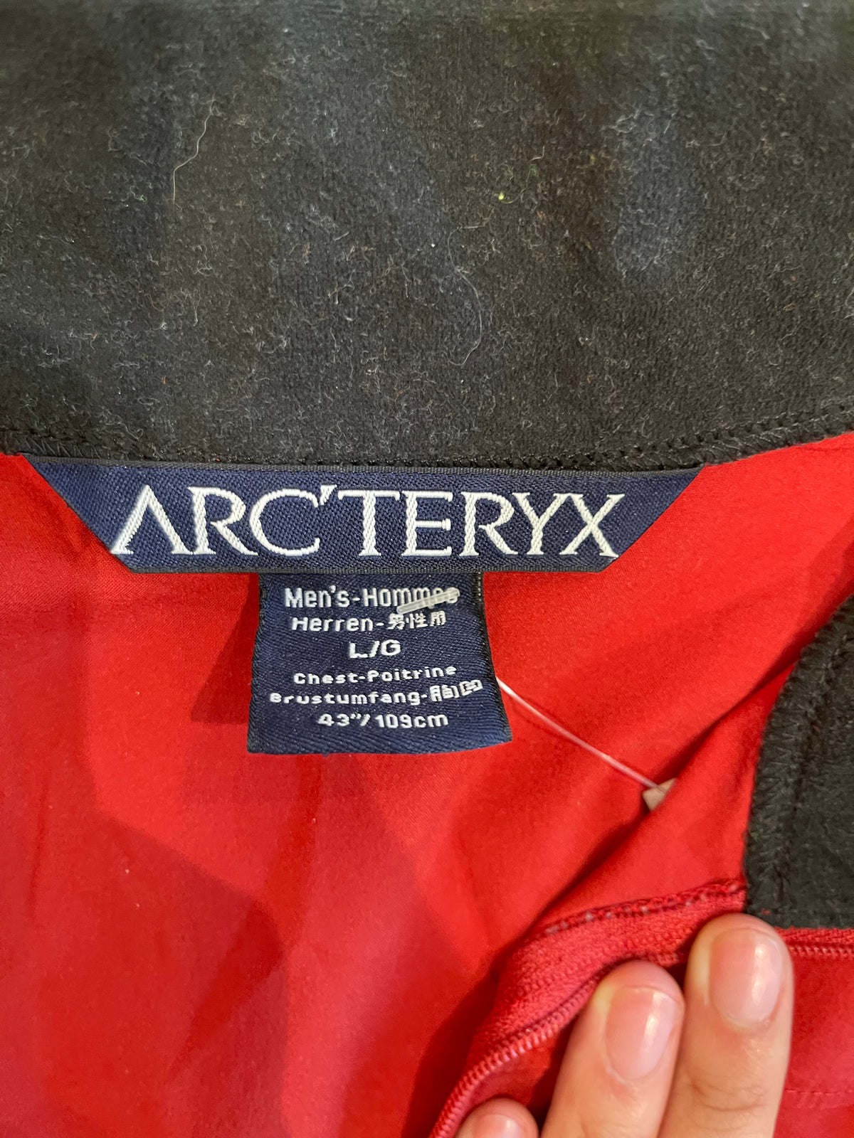 (Men’s L) 2004 Arc’teryx Anabatic Pullover Sangria Color