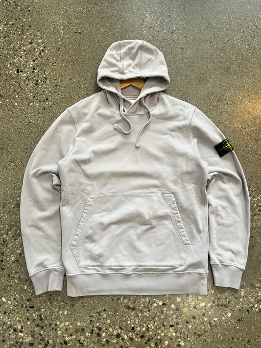 (L) Stone Island Hoodie Lavender