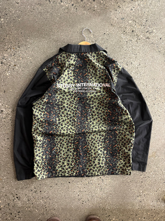 (M) Stussy Cheetah Zip Jacket