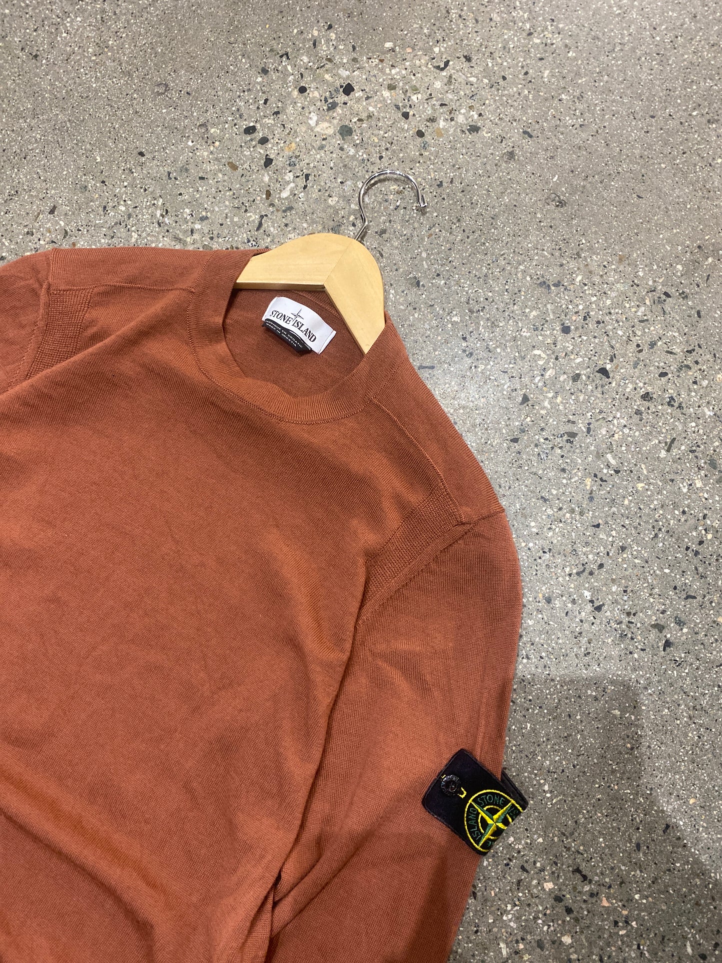 (XS/S) Stone Island Brown Orange Light Knit