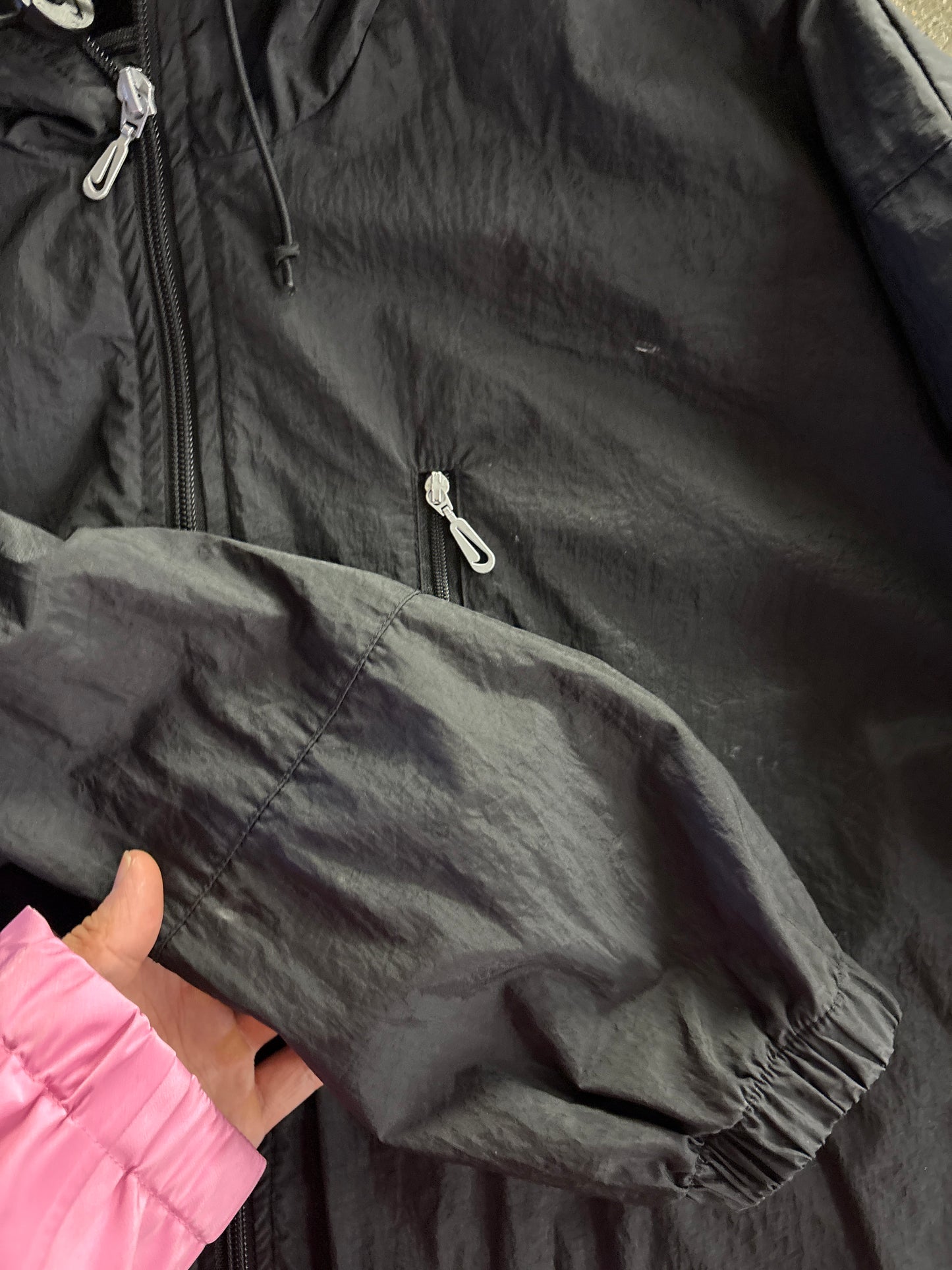 1990s Nike Windbreaker Trench Long