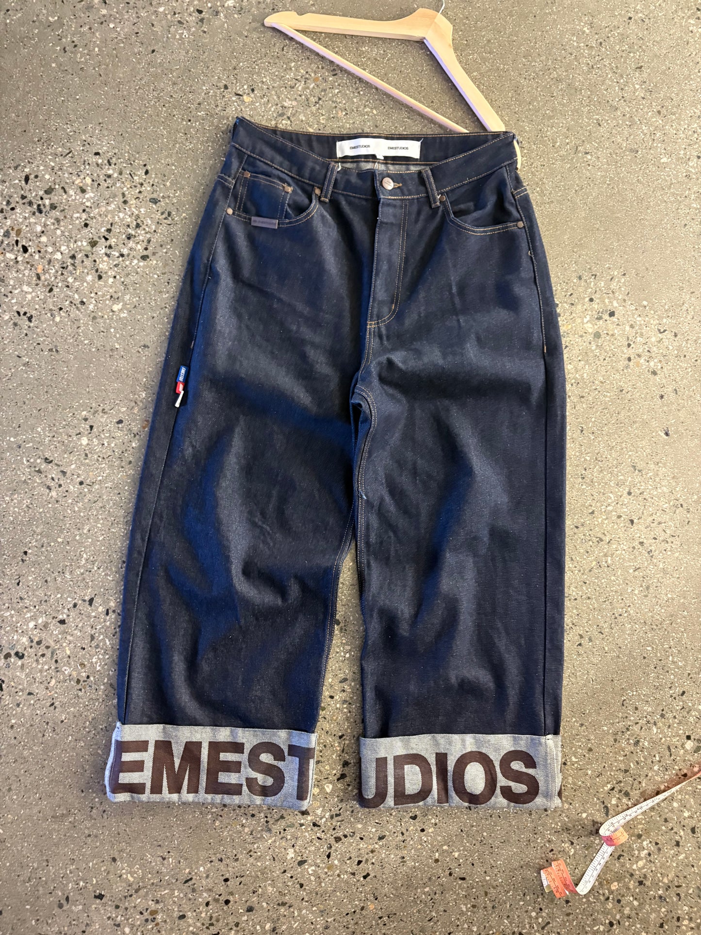 32” Emes Studio Jeans Turned Raw Jeans