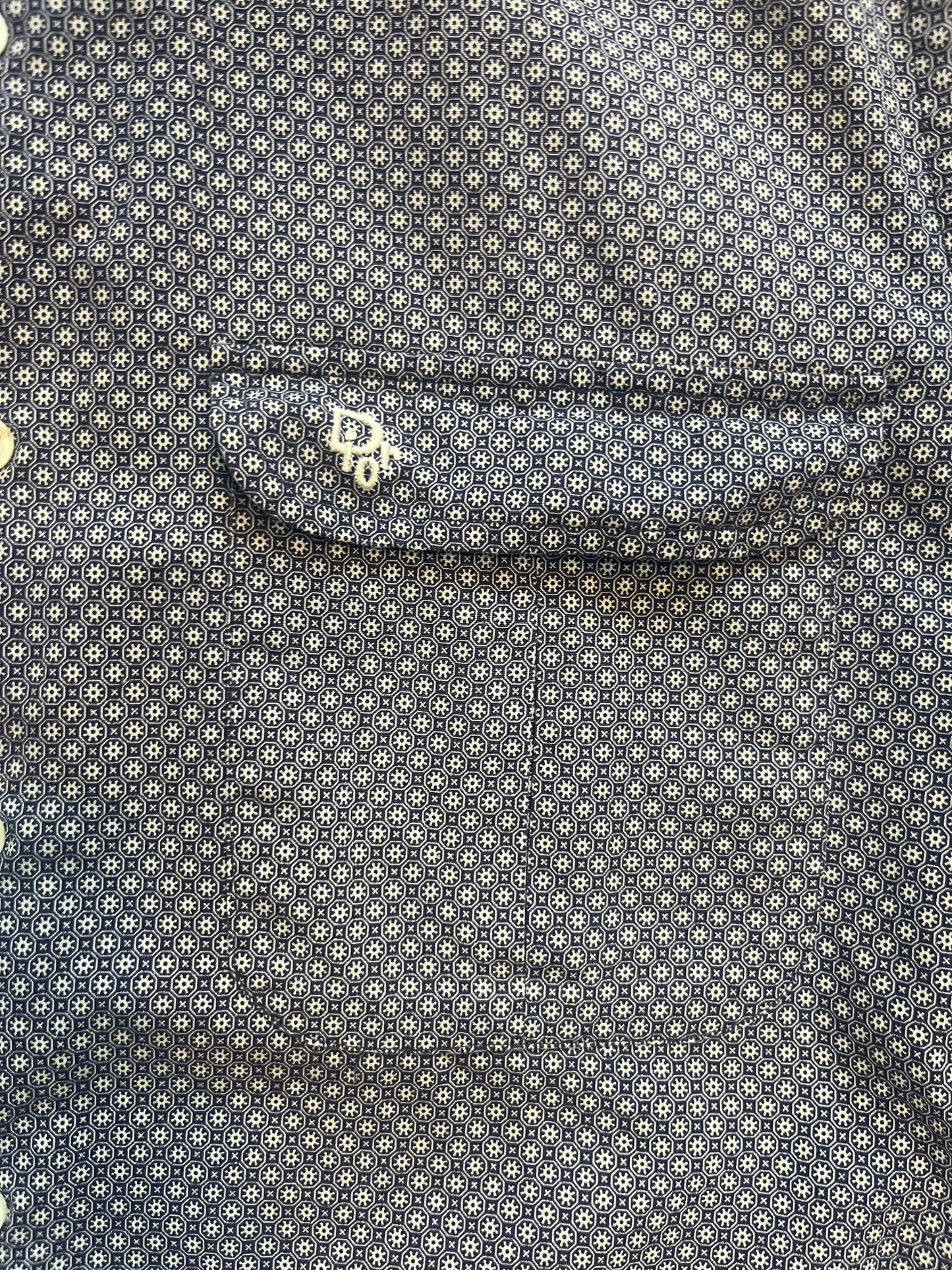 (M) Christian Dior Paris Button Up Tee
