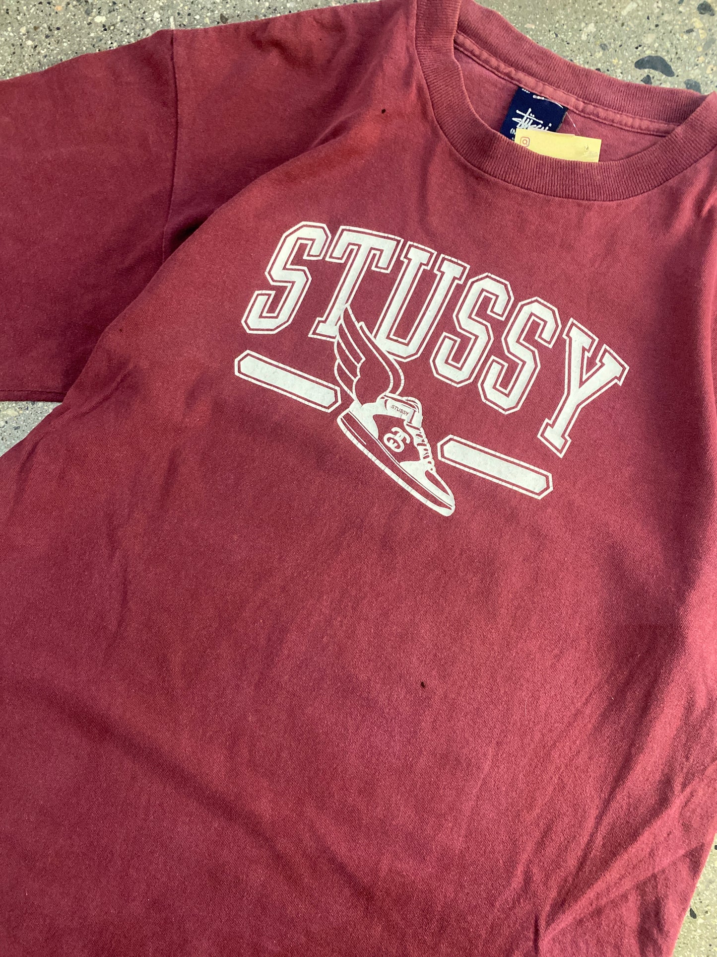 (M) 1990 Stussy Sneaker Tee