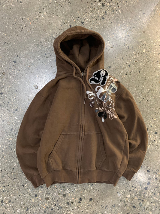 (XXS) Ripzone Brown Hoodie