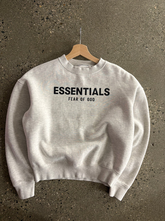 (XS) Cropped Essentials Crewneck