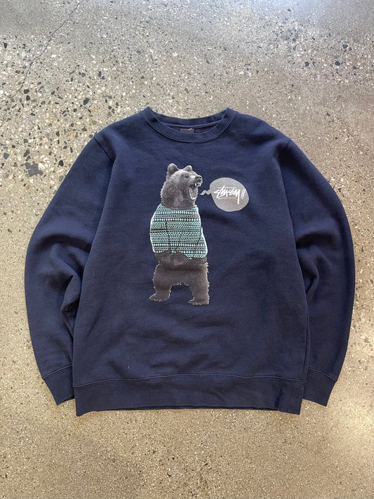 Stussy Bear Crewneck