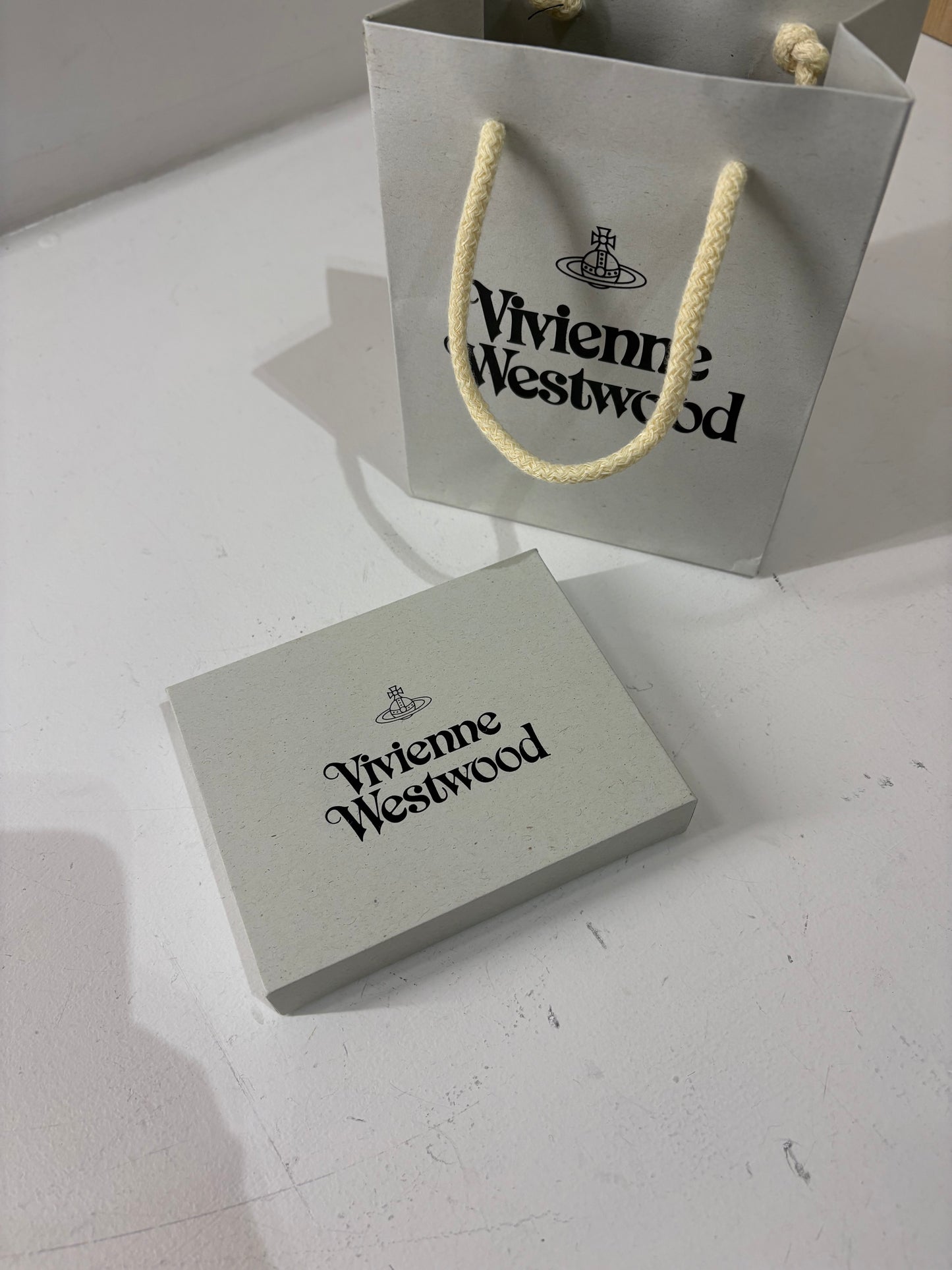 (OS) Vivienne Black Leather Cardholder