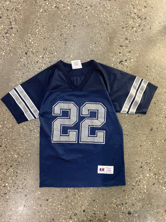 (XS/XXS) 90s Logo Athletic cowboys jersey