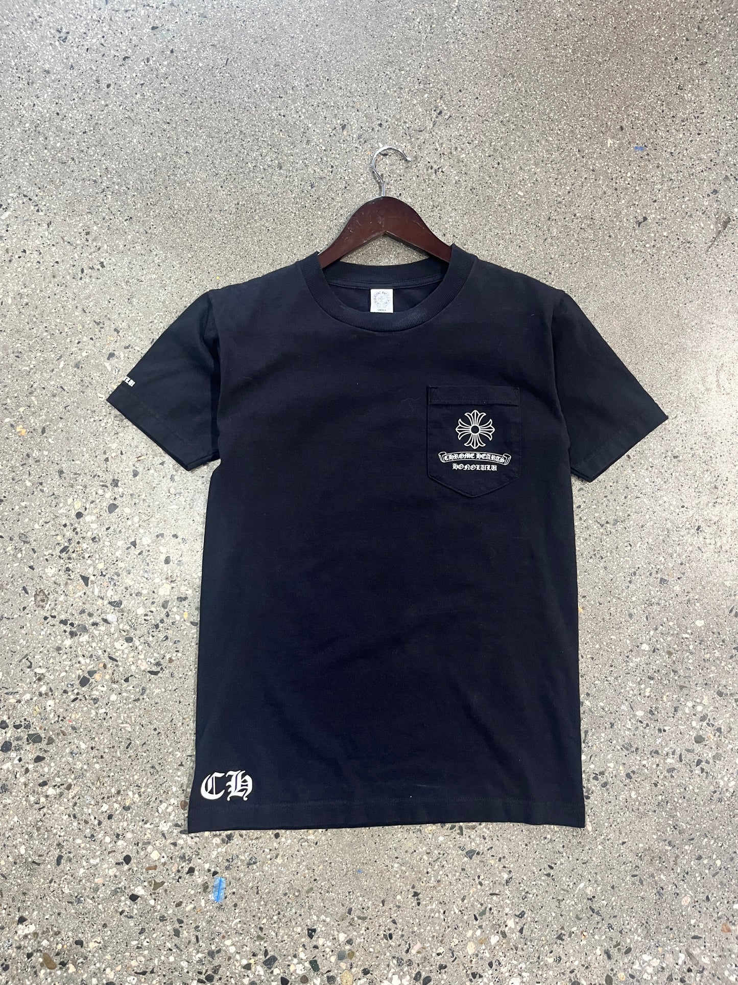 (S) Chrome Hearts Honolulu Black Tee - Made in USA
