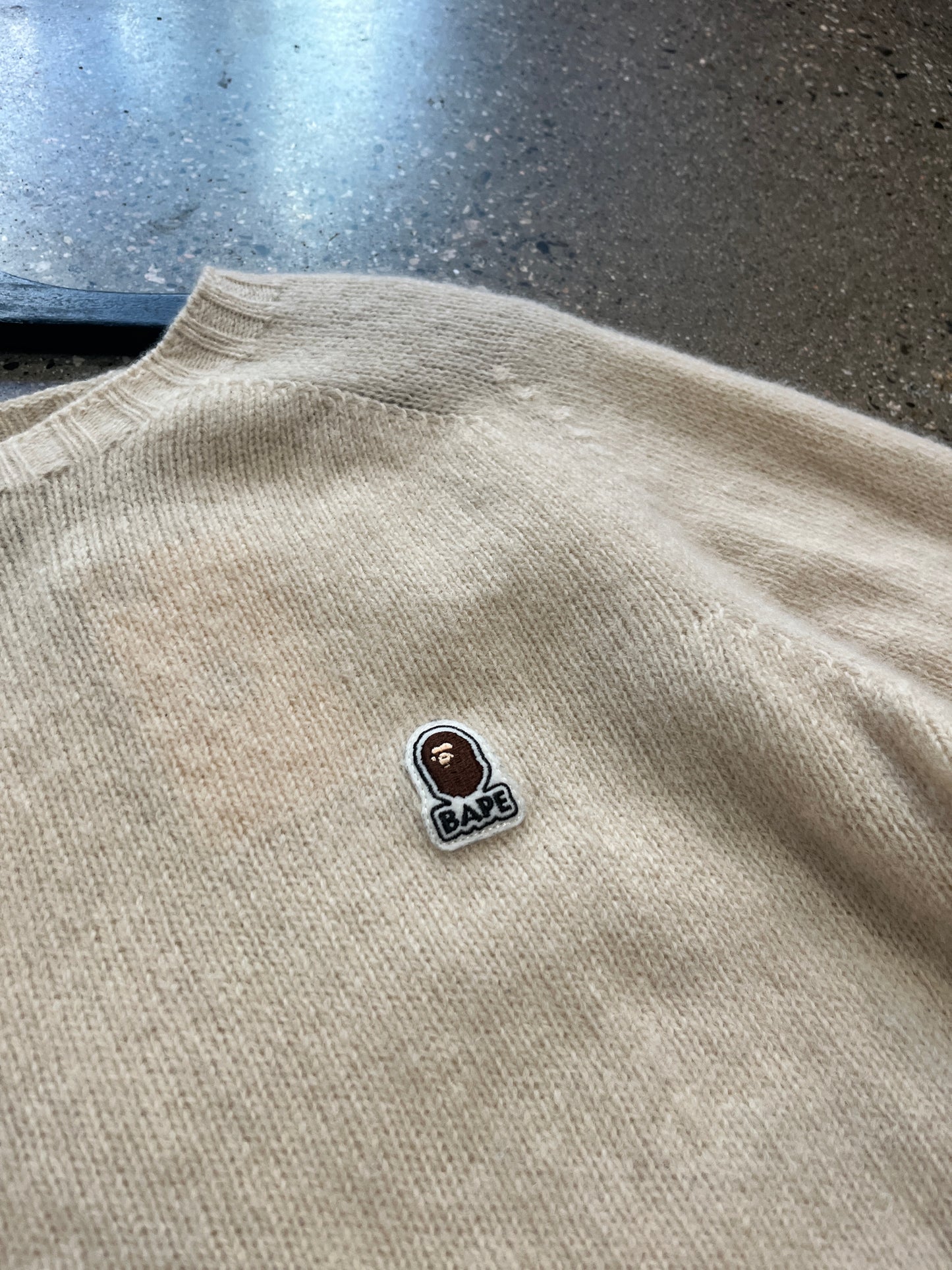 (M) Bape Wool Handknit