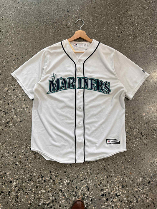 (L/XL) Seattle Mariners King Felix Jersey ( As Is )