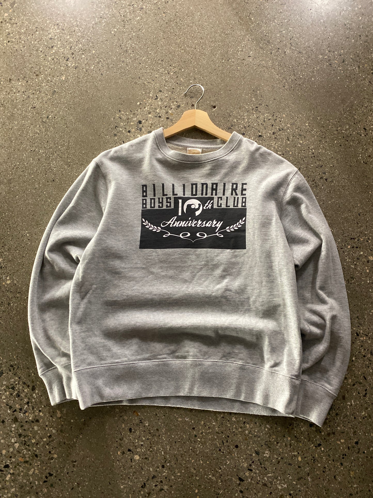 (M) Billionaire Boys Co 10th Anniversary Crewneck
