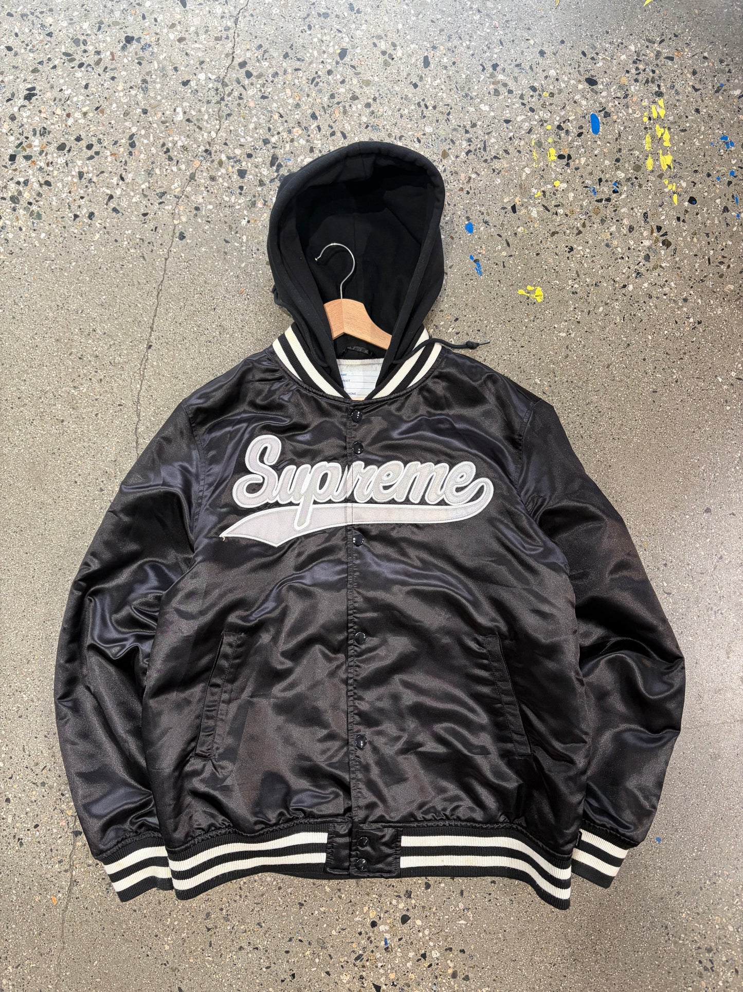 (L) Supreme Varsity Hooded Jacket