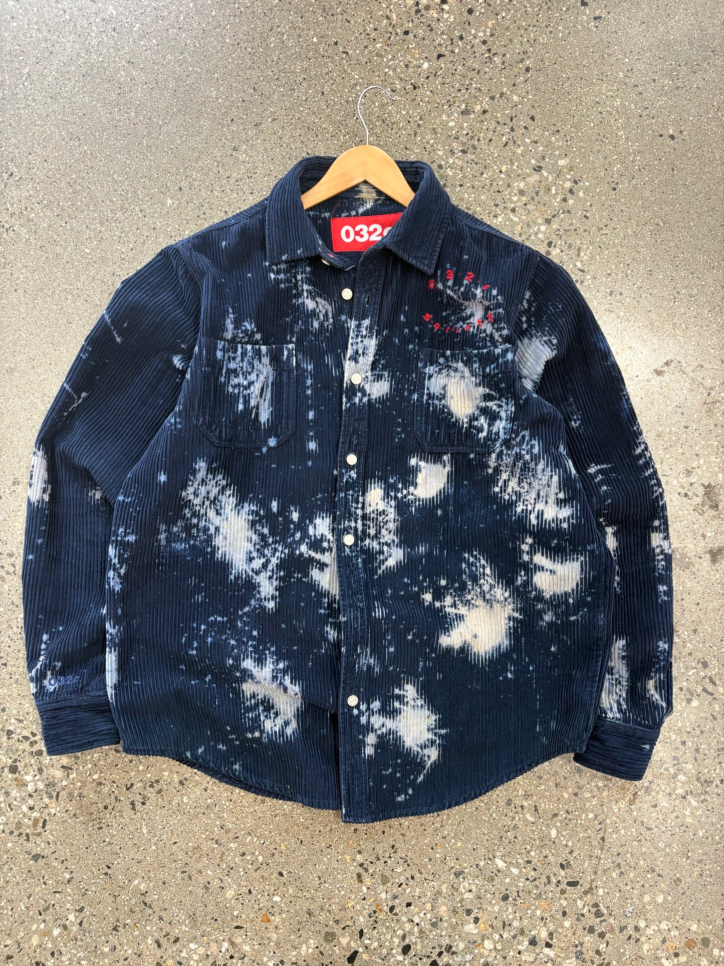(M) O32C Tie Dye Corduroy Jacket