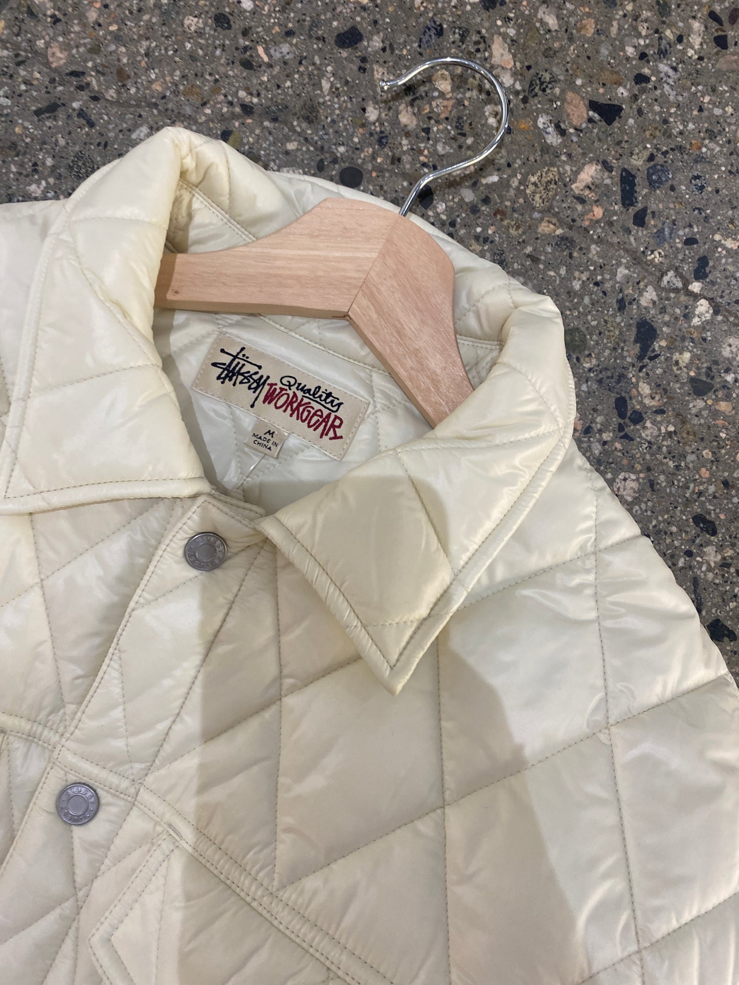 (M) Stussy Workwear Liner Pearl