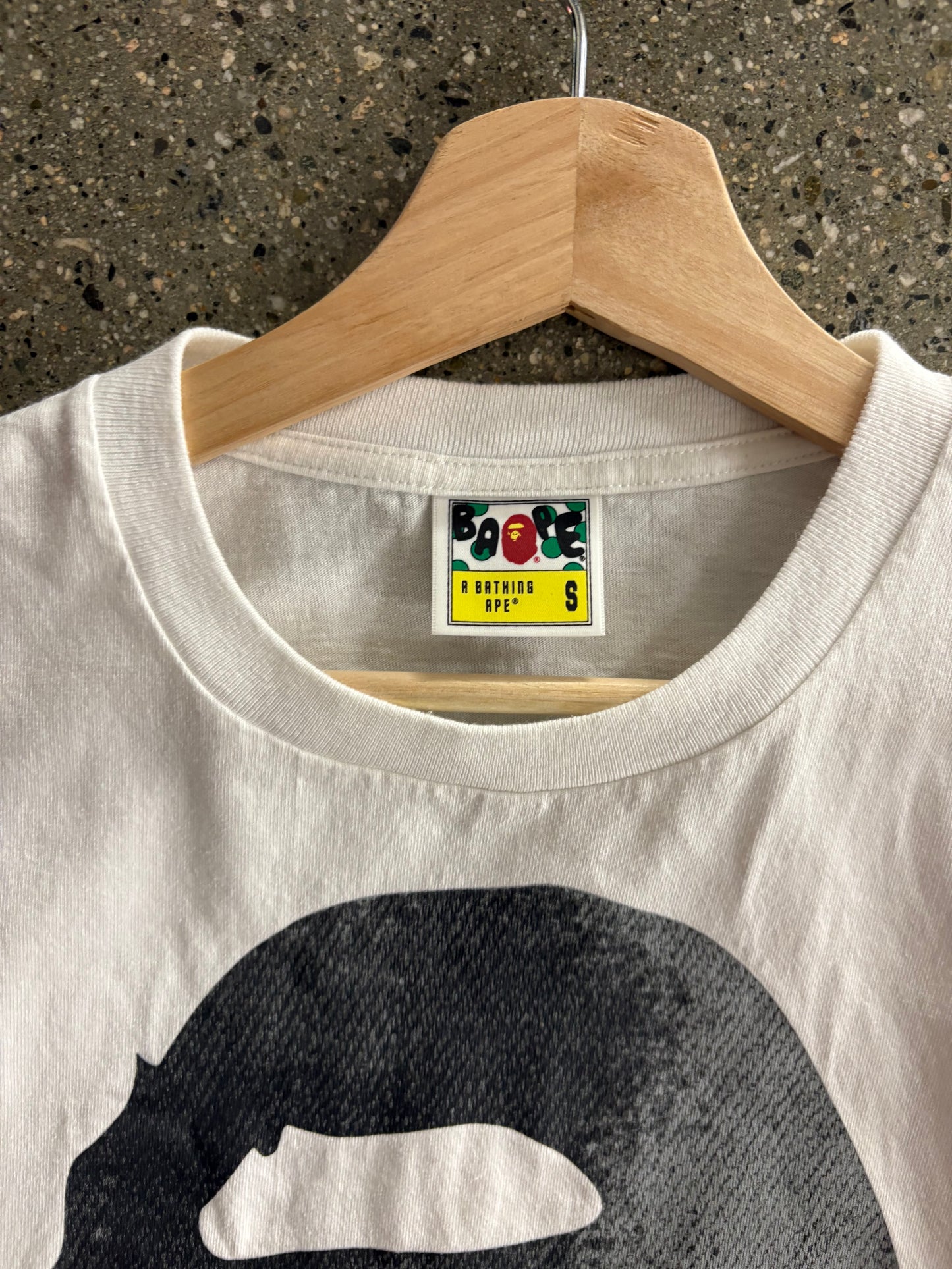 (S) Bape High Tone Bleach Tee Head