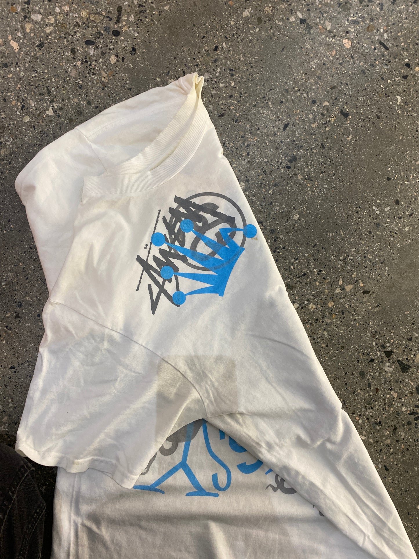 (M) Mid 2000s Stussy Graffiti Tee Doublesided