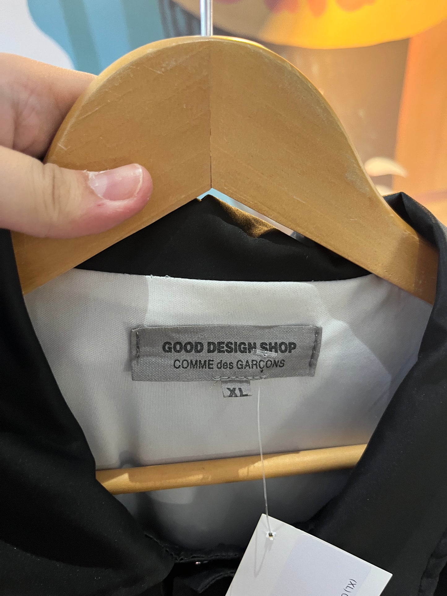 (XL) Comme Des Garcons Mainline Black Coach Jacket