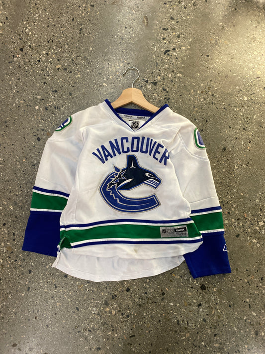 (youth s/m/Adult XXS) 00 Reebok Canucks Jersey