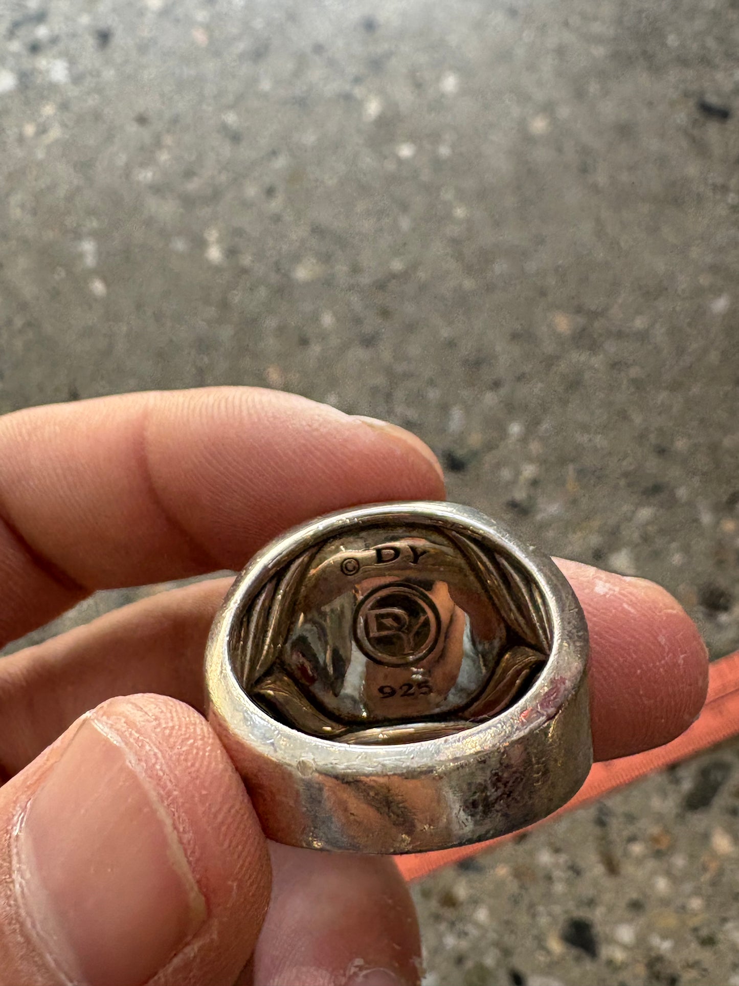 (SZ 10) David Yurman Signet Signet Ring .925 Silver