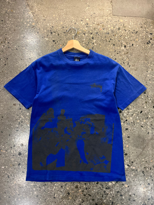 (M) 1990s Stussy Blue Tee