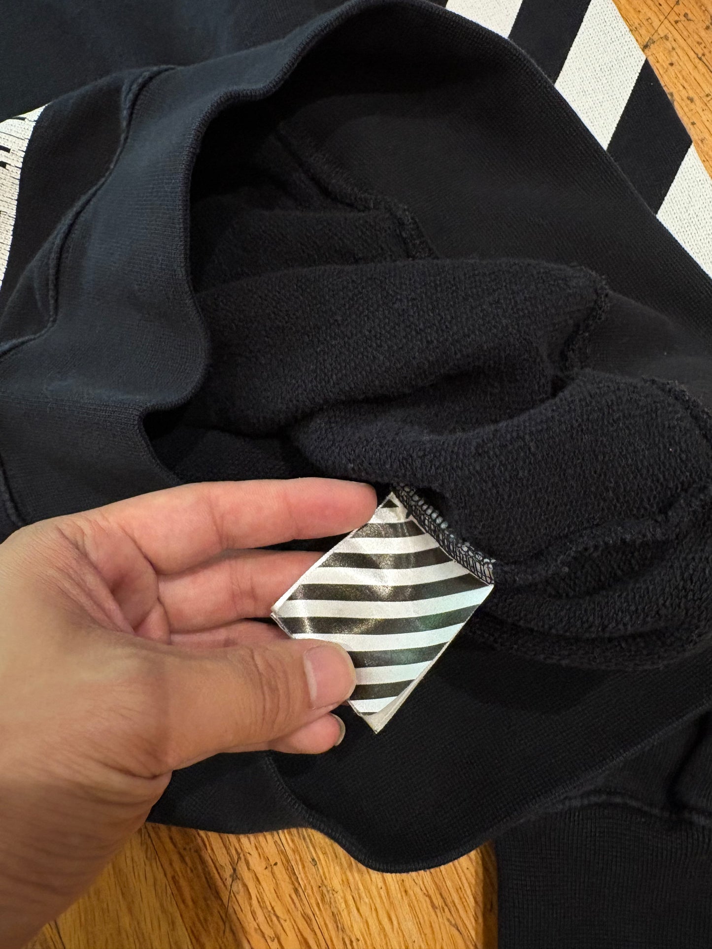 SS16 “Blue Collar” OG Offwhite Crewneck