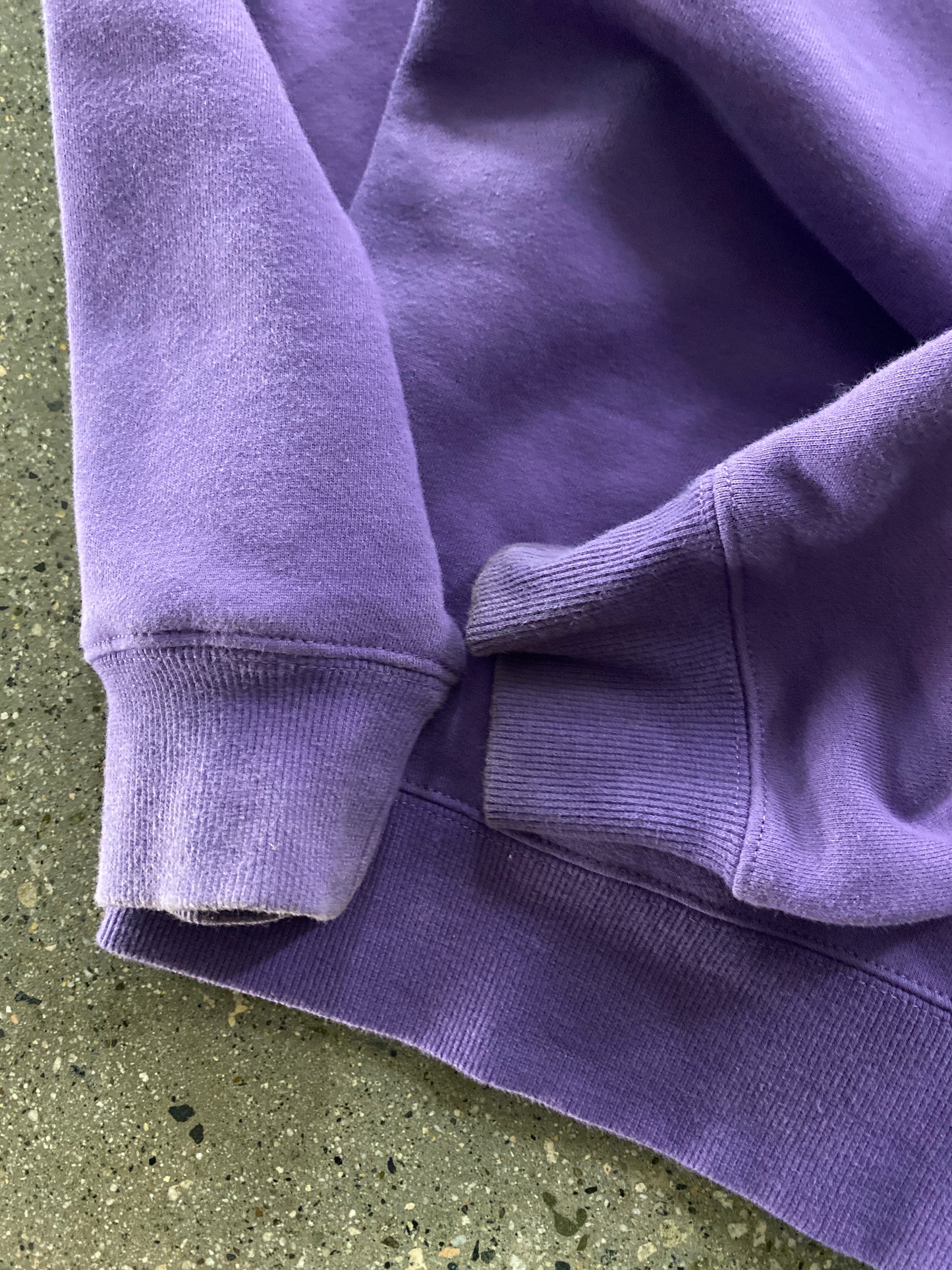 (S) Stussy Purple Vancouver Chapter Zip Up ( some oil stains )