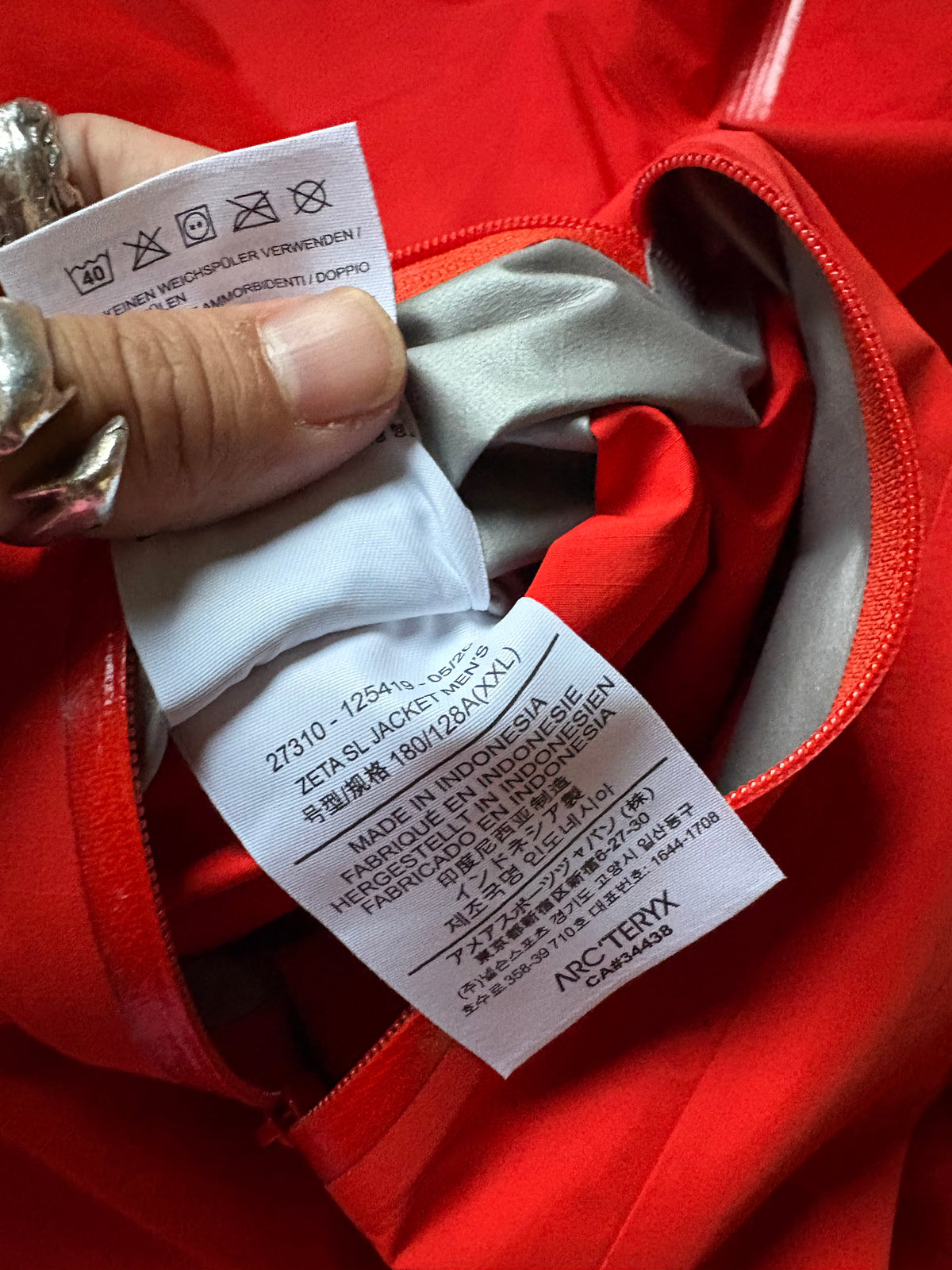 (XXL) Arcteryx Zeta SL Strawberry Red Goretex Jacket