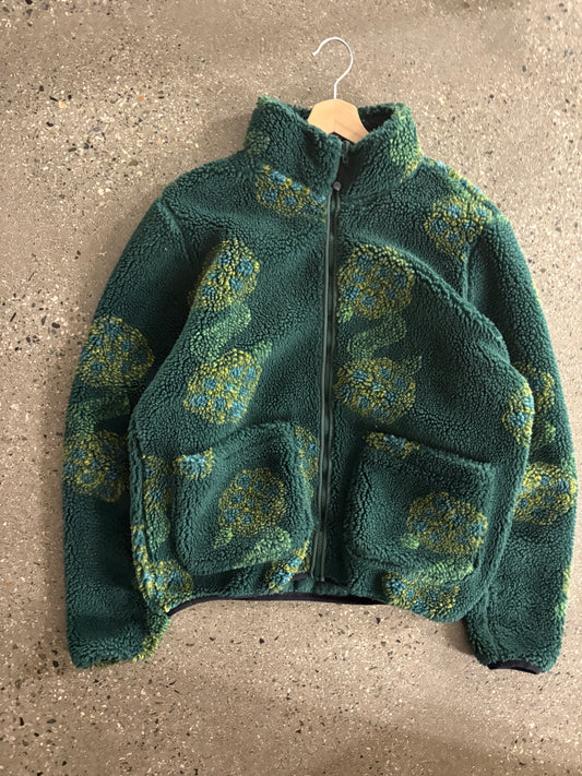 (M) Stussy Green Fleece