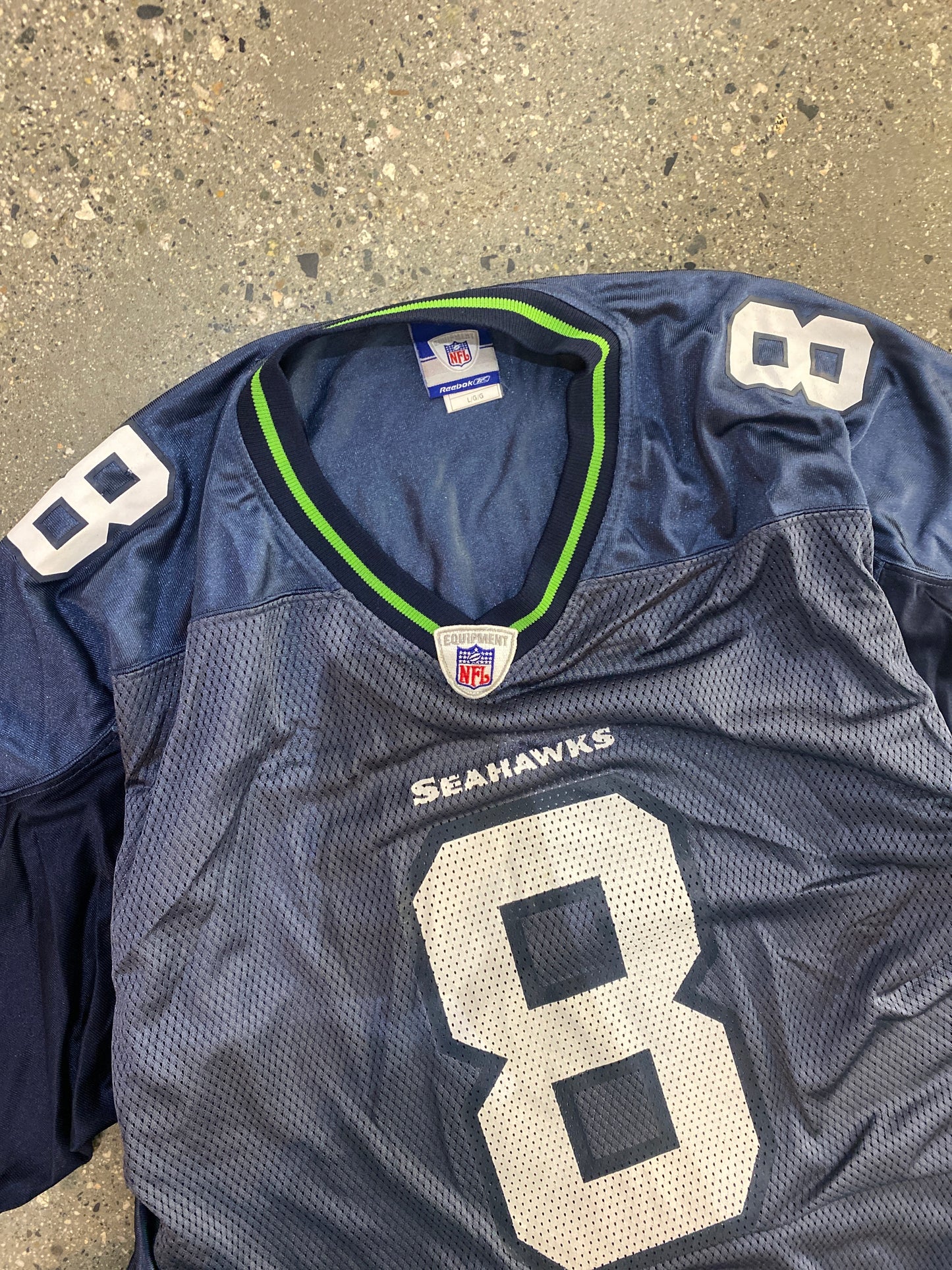 (L) Reebok Seahawks Jersey