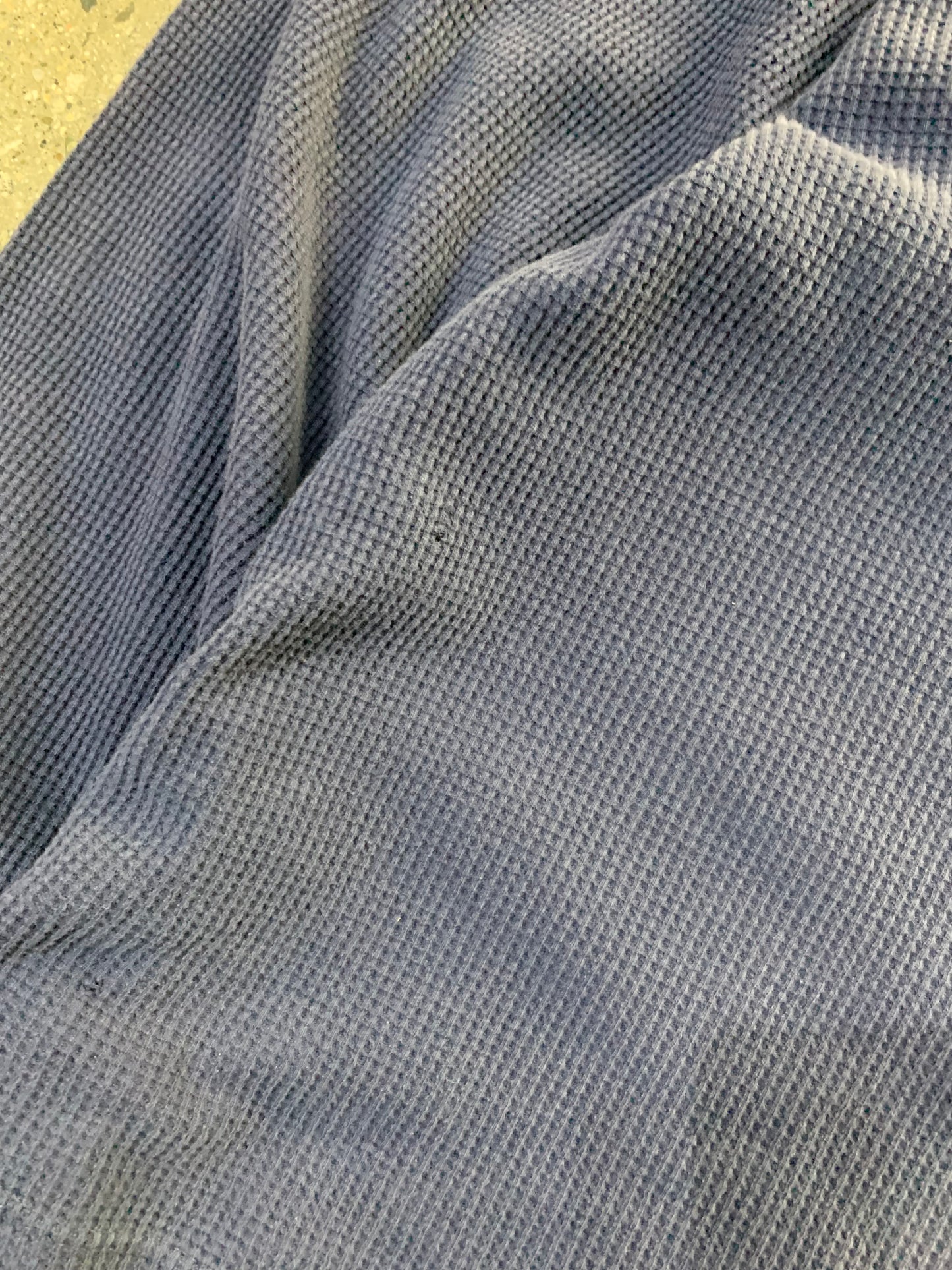 (XL/2X) 00's Harley Blue Waffle-knit Sweater