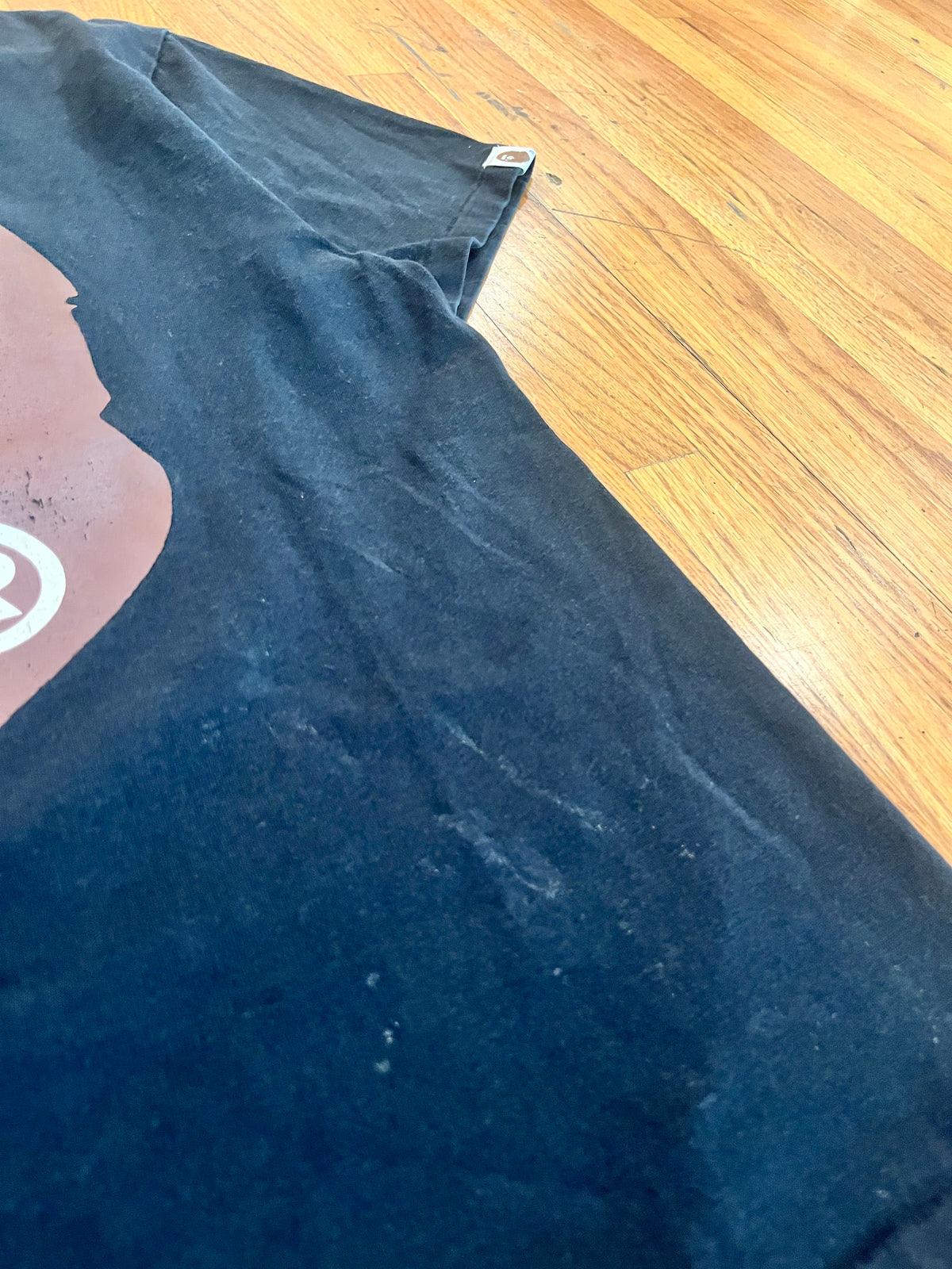 (L) Black Bape Doublesided Tee