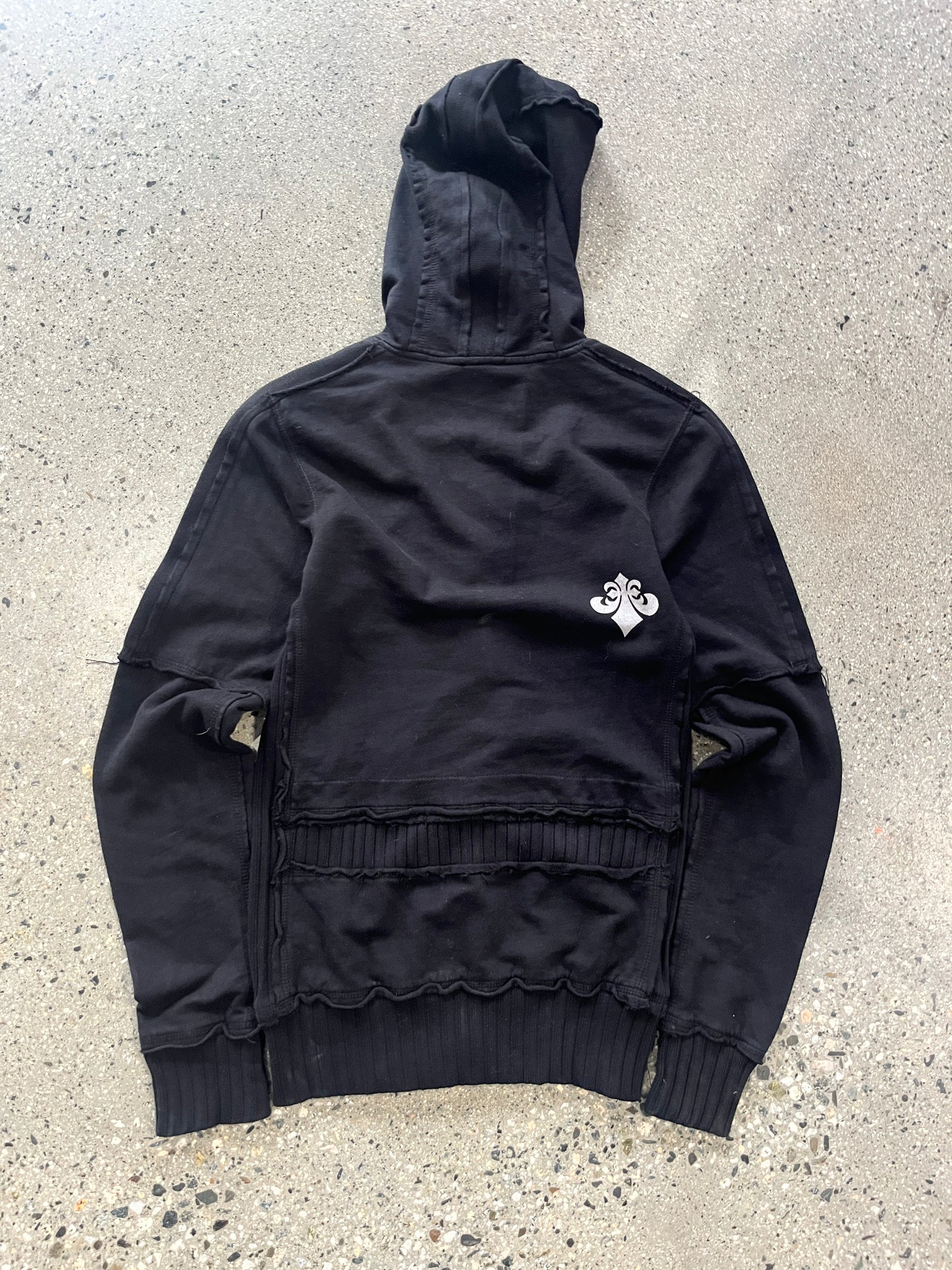 (M) Affliction Black Zip Hoodie