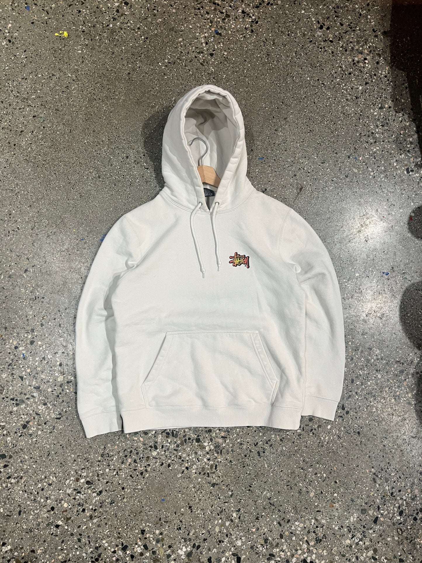 (S) Stussy 8 Ball Flame Hoodie